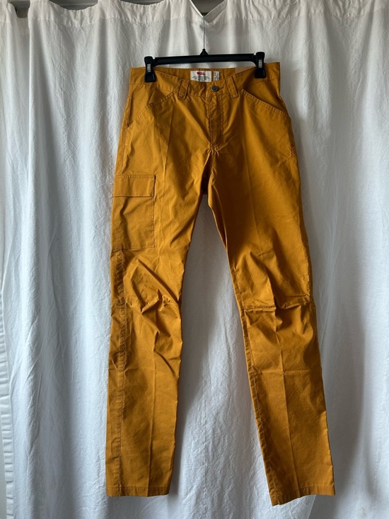 Fjallraven Pants - NWT Fjallraven Mustard Yellow Cargo Pants